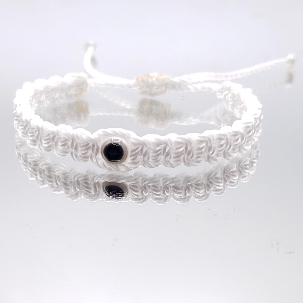 Childs white string bracelet, new kids bracelet for evil eye, good charm bracele